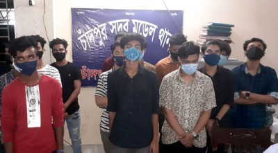 চাঁদপুরে কিশোর গ্যাংয়ের ৪০ সদস্য আটক