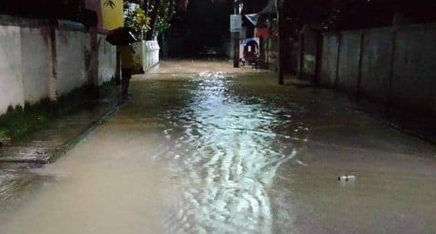 ভারী বর্ষণে জলাবদ্ধতায় রুপ নিল সিলেট নগর