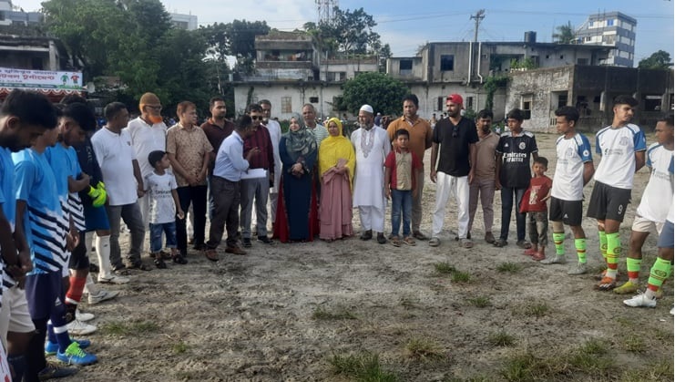 মির্জাপুরে বঙ্গবন্ধু গোল্ডকাপ ফুটবল উদ্বোধন