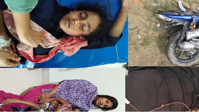 চৌগাছায় মোটরসাইকেলের ধাক্কায় পাঁচ শিক্ষার্থীসহ ৮ জন আহত 