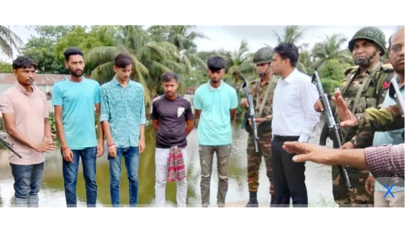 সাতক্ষীরায় চিংড়িতে জেলি পুশ চক্রের ৬ সদস্য আটক