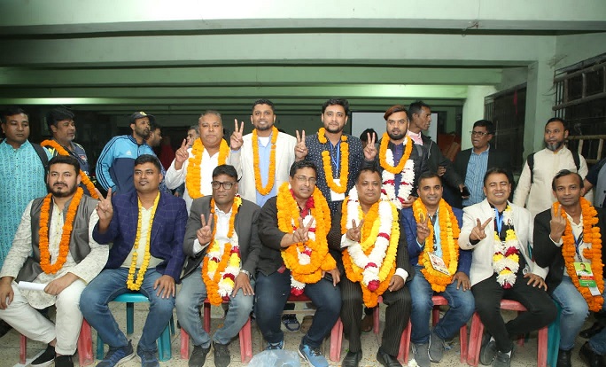 টিসিএর নবনির্বাচিত কমিটির সভাপতি নির্বাচিত হলেন মোঃ ফারুক হাসান তানভীর এবং সাধারণ সম্পাদক শহিদুল হক 