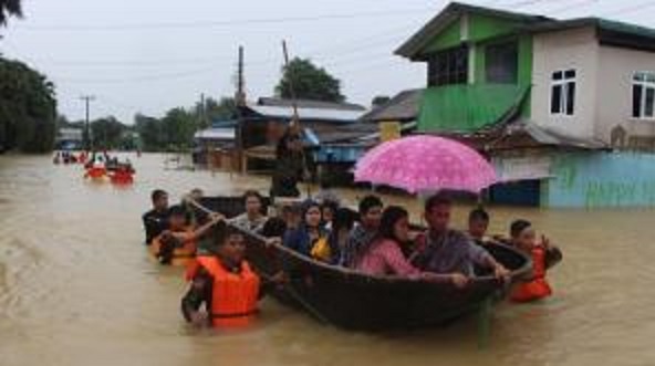 মিয়ানমারের বন্যা পরিস্থিতির আরও অবনতি