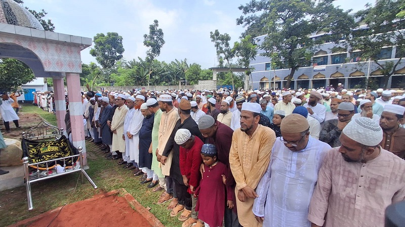 দৈনিক দৃষ্টিপাত সম্পাদক জি এম নূর ইসলামের জানাজা ও দাফন সম্পন্ন