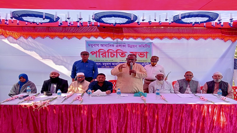 সাতক্ষীরায় মধুবাগ আবাসিক এলাকা উন্নয়ন কমিটির পরিচিতি সভা অনুষ্ঠিত 