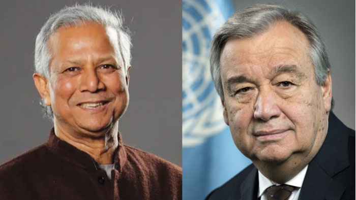 প্রধান উপদেষ্টার পাঠানো চিঠির জবাব দিলেন জাতিসংঘের মহাসচিব