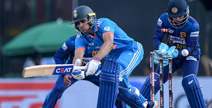 ভারতের বিপক্ষে ২৯ ওভার শেষে ৬ উইকেট হারিয়ে শ্রীলঙ্কার সংগ্রহ ১২২ রান
