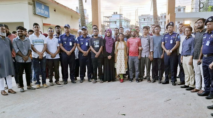 টাঙ্গাইল সদর থানায় প্রশাসনিক কার্যক্রম শুরু