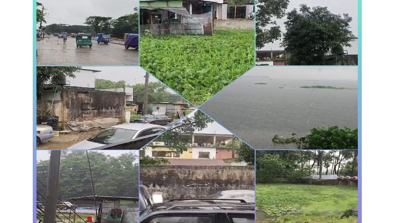 সুপনামগঞ্জে টানা মুষলধারে বৃষ্টিতে ফুলে-ফেঁপে উঠছে নদ-নদী