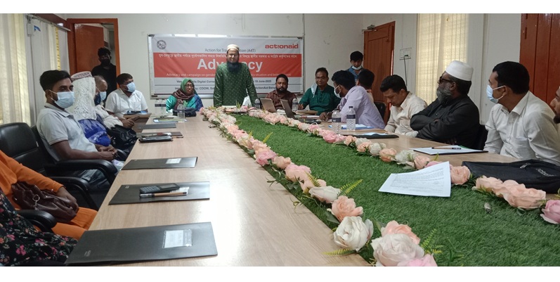 সাতক্ষীরায় দুর্যোগকালিন সময়ে লিঙ্গ-ভিত্তিক সহিংসতা বিষয়ে এডভোকেসি সভা অনুষ্ঠিত