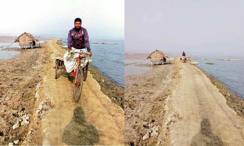 পাইকগাছায় অপরিকল্পিত মৎস্য ঘের গিলছে সরকারি রাস্তা, প্রশাসনের হস্তক্ষেপ কামনা
