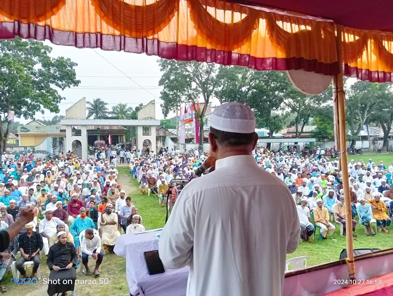 করিমগঞ্জে ইসলামী আন্দোলনের গণ-সমাবেশ গাজী আতাউর রহমান 