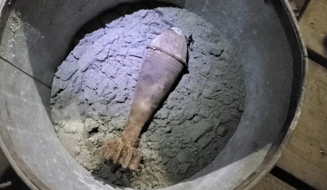 কিশোরগঞ্জে ভাঙ্গারি দোকান থেকে মর্টার শেল উদ্ধার