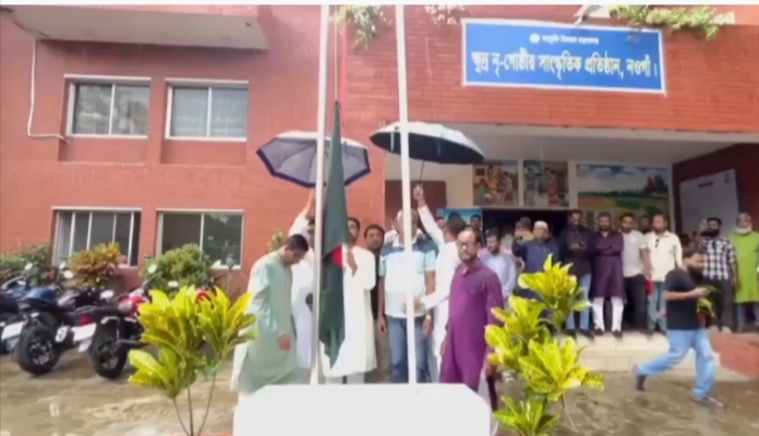 নওগাঁর পত্নীতলায় যুবদল নেতা কামরুজ্জামান জুয়েলকে বরণ করলেন ক্ষুদ্র নৃগোষ্ঠীর মানুষ