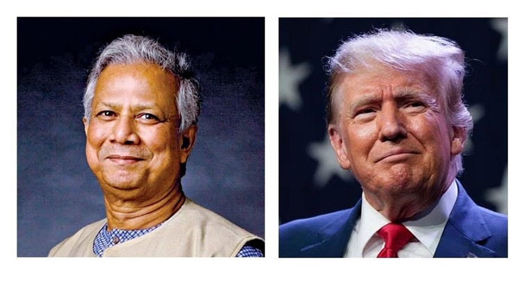 ঐতিহাসিক জয়ের জন্য ডোনাল্ড ট্রাম্পকে অভিনন্দন জানিয়েছেন প্রধান উপদেষ্টা