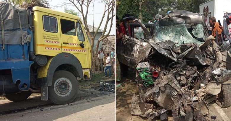ট্রাক চাপায় জামালপুরে শিক্ষকসহ অটোরিকশার তিন আরোহী নিহত