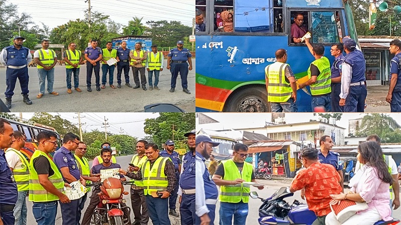 খুলনার ডুমুরিয়ায় নিসচা'র রোড ক্যাম্পেইন