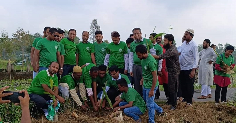 কালিহাতীকে সবুজায়িত করতে বৃক্ষরোপন কর্মসূচি 