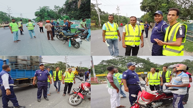 যত গতি,তত ক্ষতি, ডুমুরিয়ায় নিসচা'র রোড ক্যাম্পেইন