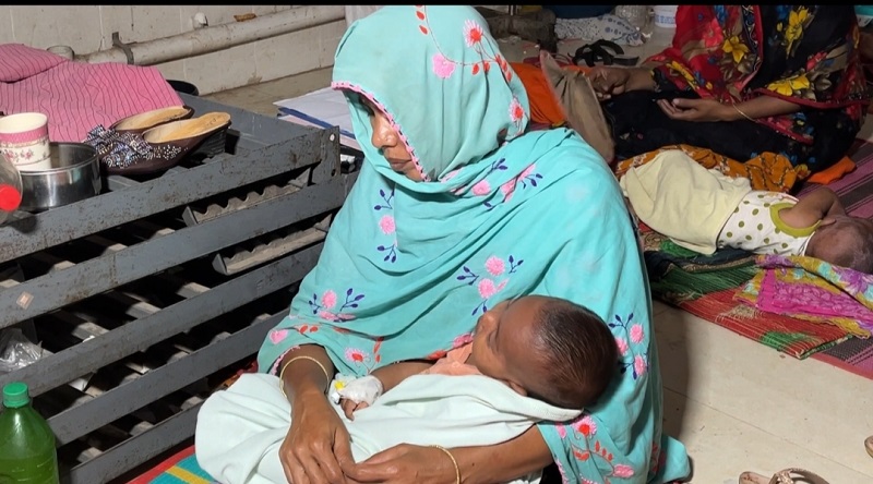 চাঁপাইনবাবগঞ্জে হাম সন্দেহে আরও ৩৯ রোগি হাসপাতালে, এখন ৭৮ রোগি, তিন মাসে ভর্তি ৫০২