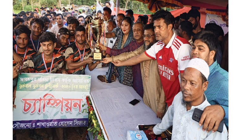 জগতপুর প্রতিভা নিবাস ফুটসাল ফুটবল টুর্ণামেন্টের গ্র্যান্ড ফাইনাল অনুষ্ঠিত 