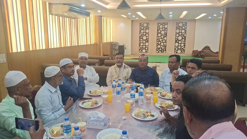 কোম্পানীগঞ্জে সাংবাদিকদের সম্মানে বিএনপি নেতা বেলায়েত হোসেন স্বপনের ইফতার 