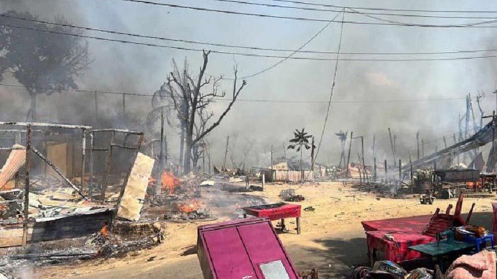রাঙ্গামাটির সাজেকে ভয়াবহ আগুনে পুড়েছে ৩২ রিসোর্টসহ ৯৪টি স্থাপনা